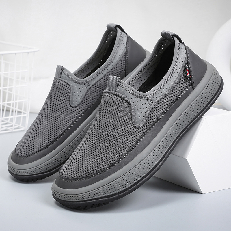 Breathable Soft Bottom Light Casual Shoes Men - Imagen 3