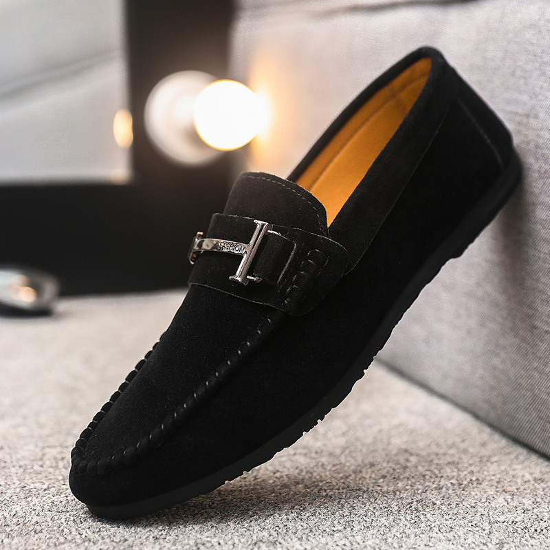 Men's Handmade Soft Sole Casual Low-Cut Round-Toe Slip-On Loafers - Imagen 6