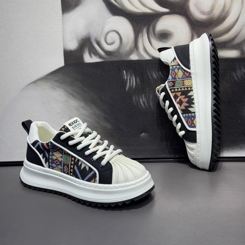 Men's Fashion Printing Soft Bottom Casual Shoes - Imagen 4