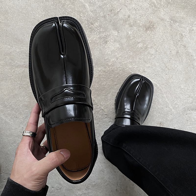 Niche High-end Fashion All-matching Platform Casual Leather Shoes - Imagen 2