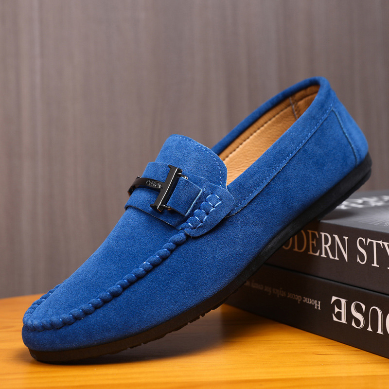 Men's Handmade Soft Sole Casual Low-Cut Round-Toe Slip-On Loafers - Imagen 3
