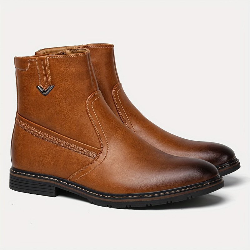 Dress Boots With Zipper Faux Fur - Imagen 6