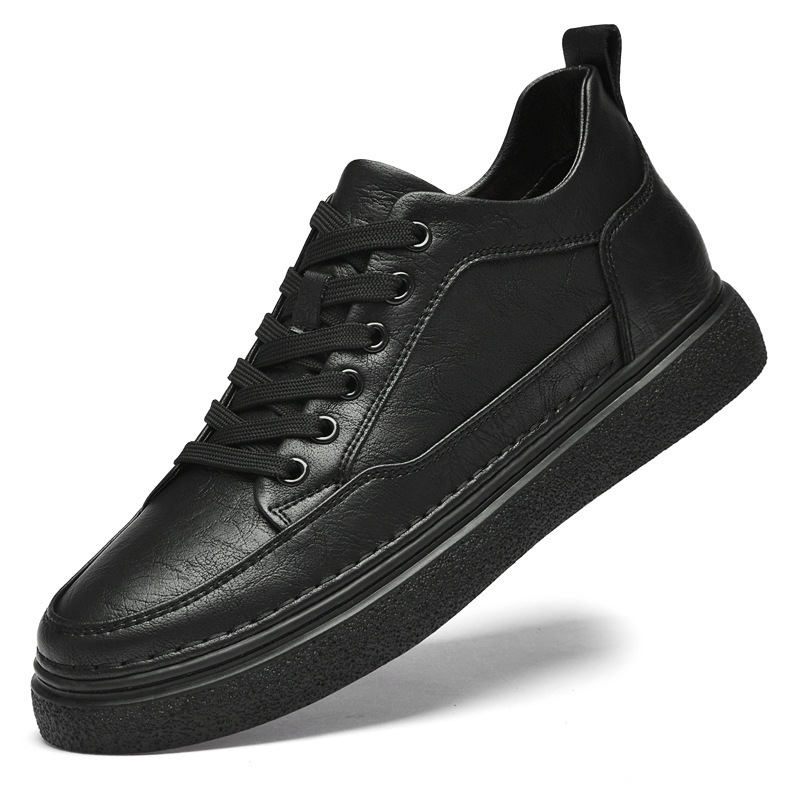 Autumn New Invisible Height Increasing Insole Men's Shoes 8cm Thick Bottom - Imagen 5