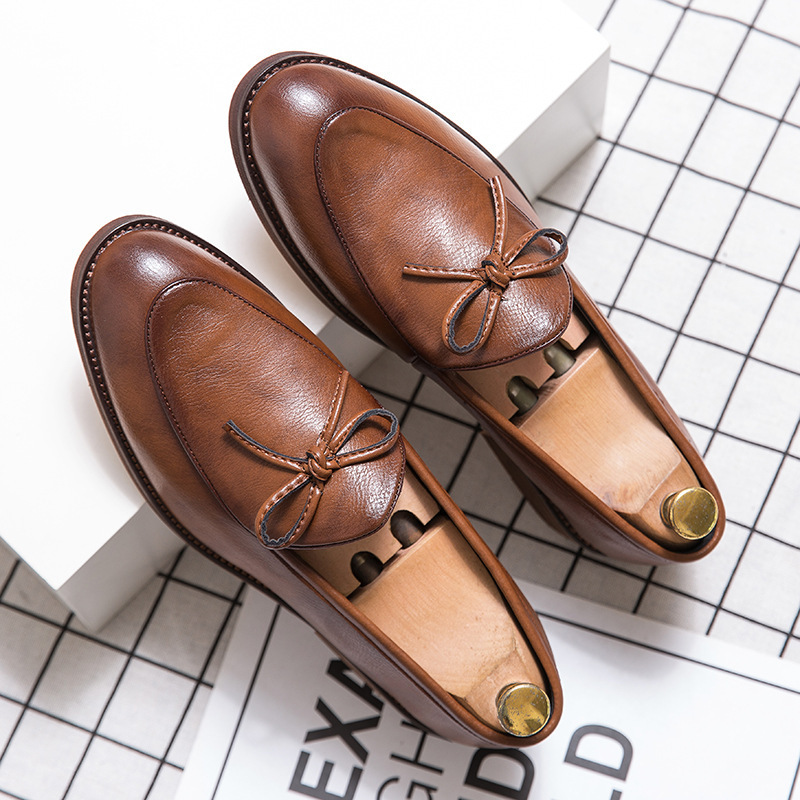 Business Leather British Casual Trendy Shoes - Imagen 4