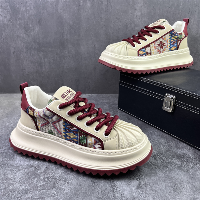 Men's Fashion Printing Soft Bottom Casual Shoes - Imagen 7