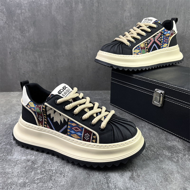 Men's Fashion Printing Soft Bottom Casual Shoes - Imagen 8
