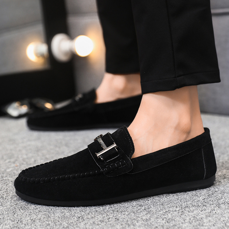 Men's Handmade Soft Sole Casual Low-Cut Round-Toe Slip-On Loafers - Imagen 2