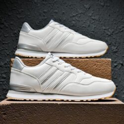 Leather Men's Casual And Lightweight Running Sports Shoes