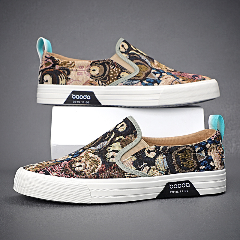 Breathable Trendy Shoes Slip-on Lazy Classic Versatile Sneakers - Imagen 4