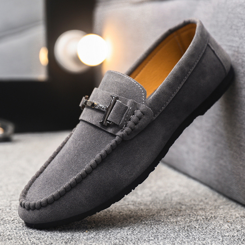 Men's Handmade Soft Sole Casual Low-Cut Round-Toe Slip-On Loafers - Imagen 7