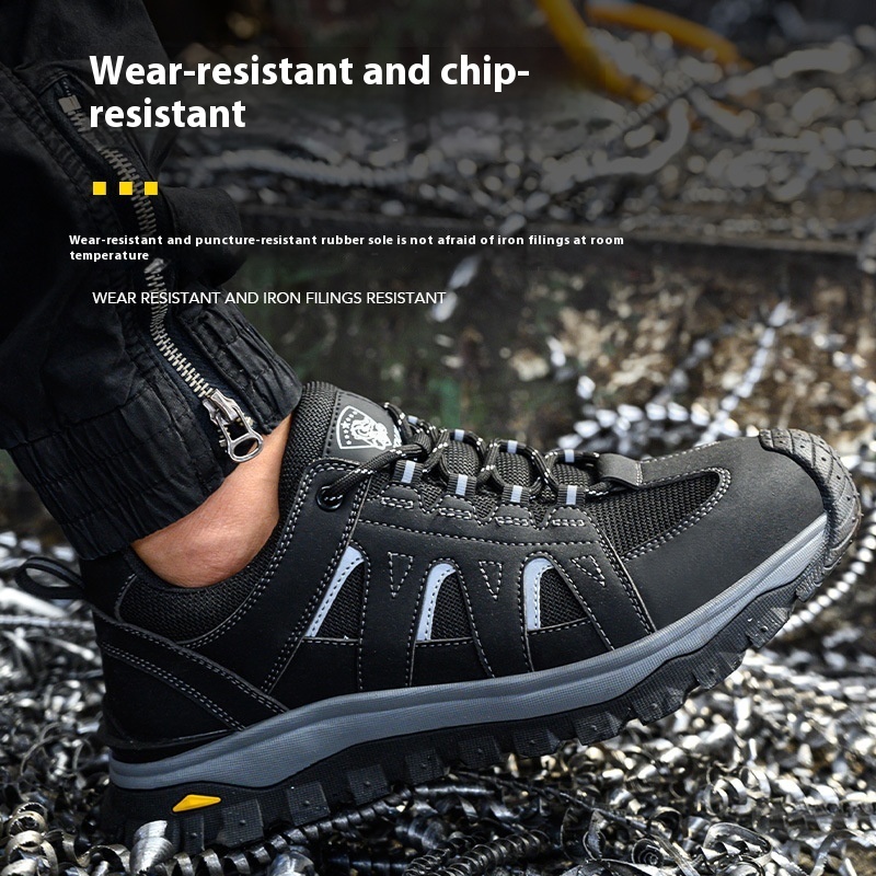 Men's Deodorant Toe Cap Lightweight Protective Footwear - Imagen 5