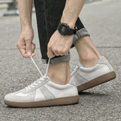 Business Casual Leather Shoes Loafers Men