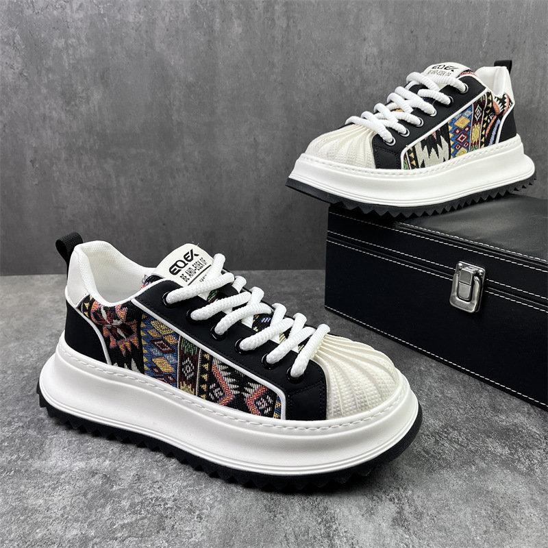 Men's Fashion Printing Soft Bottom Casual Shoes - Imagen 6