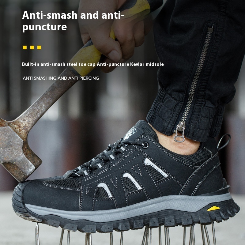 Men's Deodorant Toe Cap Lightweight Protective Footwear - Imagen 4