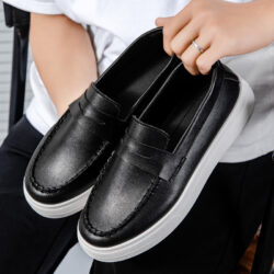 British Style Fashion Casual Leather Shoes