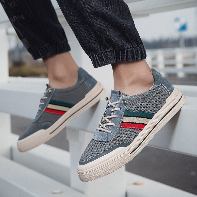 Men's No-tie Hollow Breathable Casual Shoes All-matching - Imagen 2
