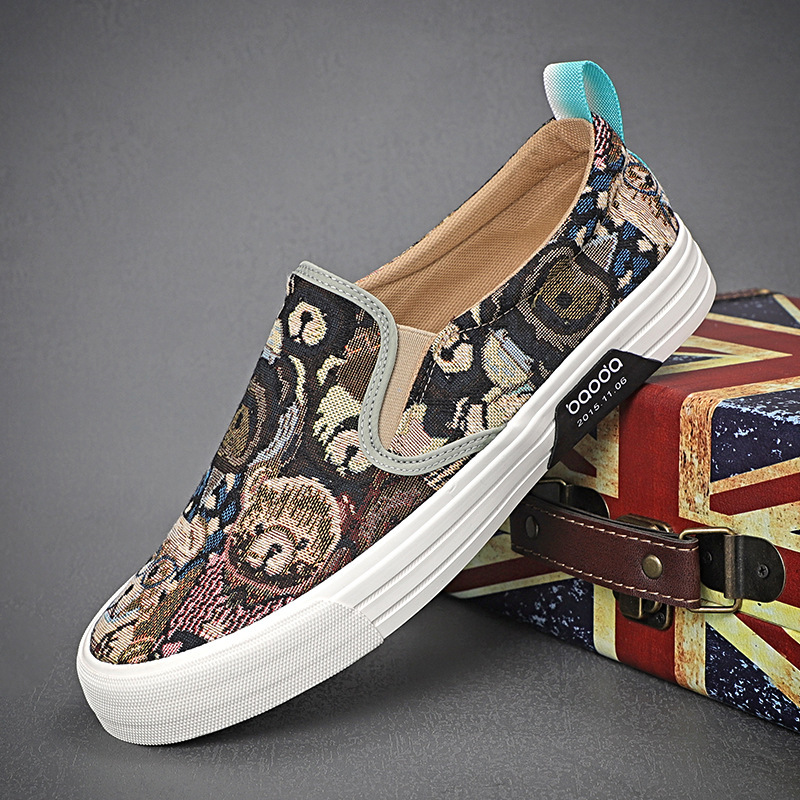 Breathable Trendy Shoes Slip-on Lazy Classic Versatile Sneakers - Imagen 2
