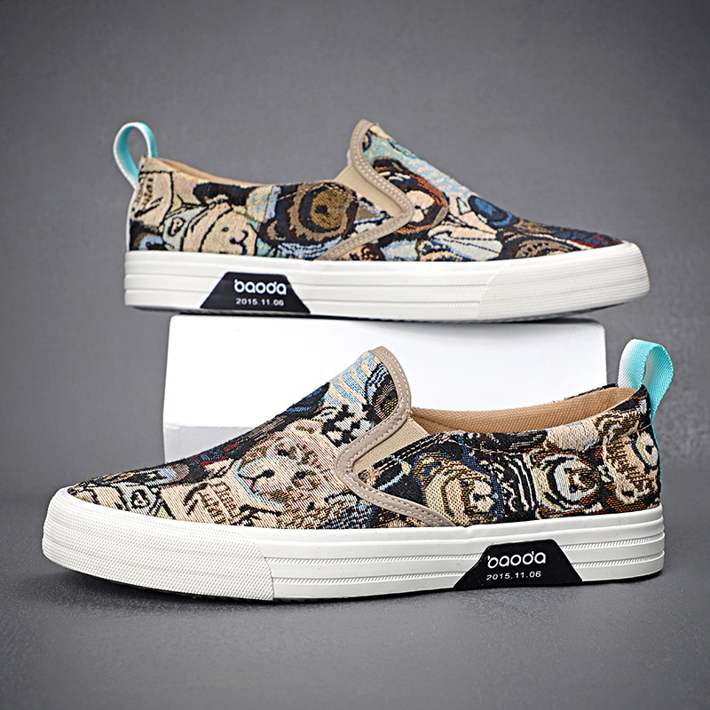 Breathable Trendy Shoes Slip-on Lazy Classic Versatile Sneakers - Imagen 3